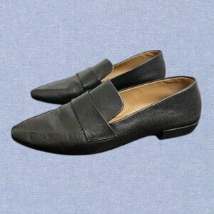 Steve Madden Steve Hollie Pointed Toe Loafer Flats Size 7.5 in Black